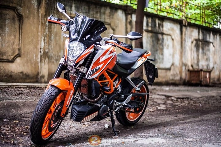 Ktm duke 390 khoe dáng chuẩn bên phố vắng - 3