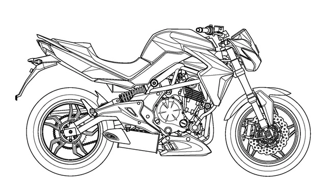 Kymco đang phát triển mẫu nakedbike mới được xây dựng dựa trên kawasaki er-6n - 4