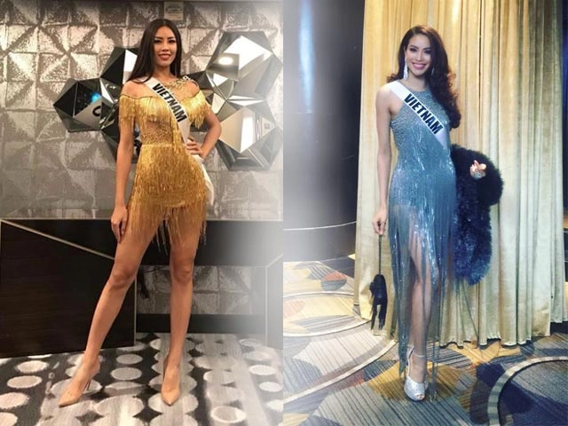 Nguyễn loan diện chiếc váy này ai cũng nhớ đến phạm hương năm ấy tại miss universe - 3