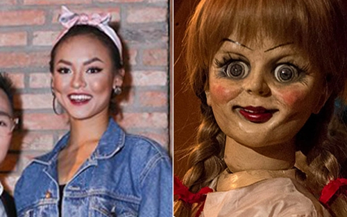 Sao việt cùng hóa trang thành búp bê diệu nhi hay mai ngô giống annabelle nhất - 10