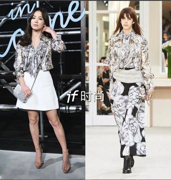 Song hye kyo đẹp lấn át dàn sao quốc tế trong show chanel - 2