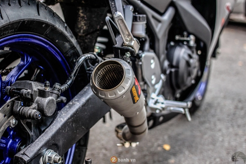 Yamaha r3 lên pô akrapovic gp3 tự tin khoe dáng tại bình dương - 4