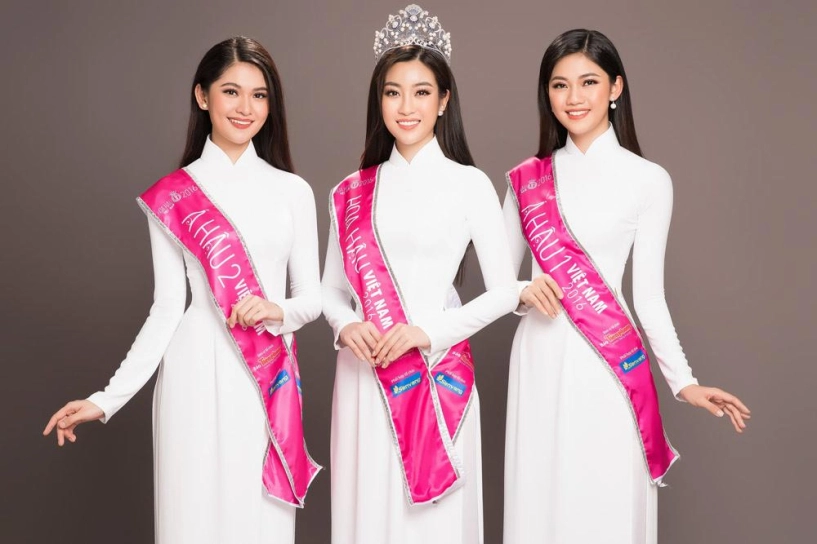3 mỹ nhân đẹp nhất hoa hậu việt nam 2016 khoe sắc với áo dài trắng thuần khiết - 1