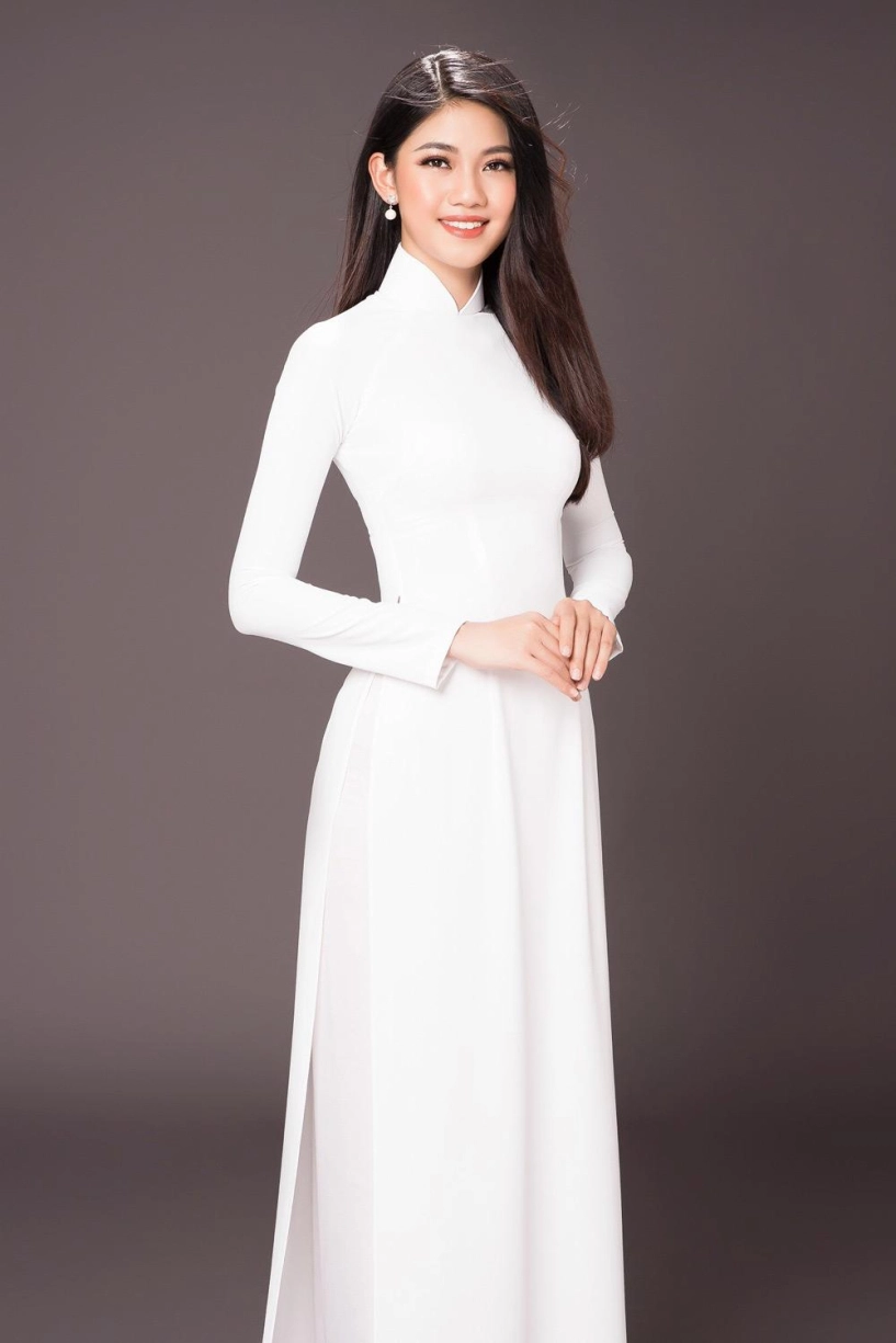 3 mỹ nhân đẹp nhất hoa hậu việt nam 2016 khoe sắc với áo dài trắng thuần khiết - 3
