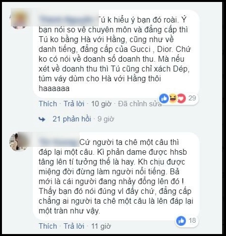 Bị chê hàng chợ không đủ trình ngồi với thanh hằng hà hồ minh tú đáp trả anti-fan thẳng thừng - 6