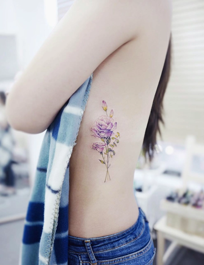 Bộ sưu tập những mẫu tattoo màu xinh xắn và ngọt ngào - 8