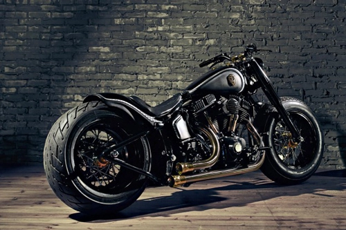  harley-davidson softail slim - hoang dã mà sang trọng - 1