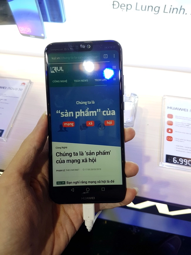 Huawei giới thiệu nova 3e điện thoại tầm trung với thiết kế đỉnh tại thị trường việt nam - 3