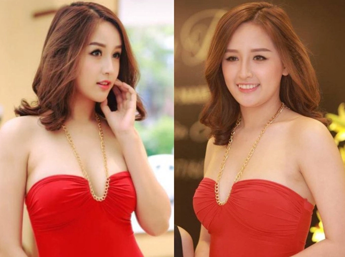 Mai phương thúy để lộ cằm nọng và vòng 2 to bất thường trong ảnh chưa photoshop - 4