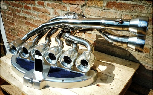  ống xả tái chế thành máy chơi nhạc - 2