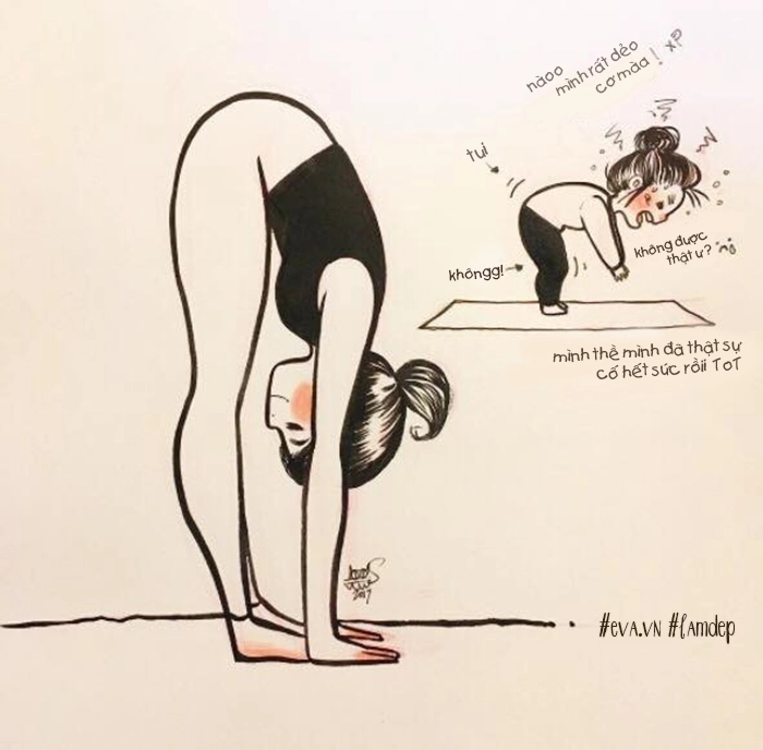 Phì cười trước những hình ảnh đối lập khi bạn tập yoga với các chuyên gia - 8