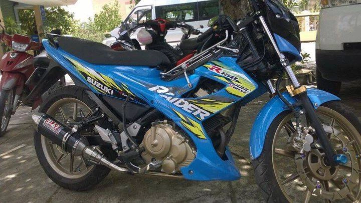 Suzuki raider 150 độ phong cách quái vật - 1