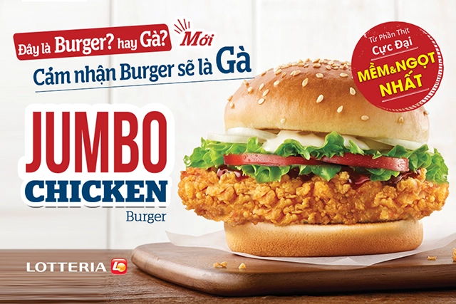 Thưởng thức trọn thế giới gà trong jumbo chicken burger - 1