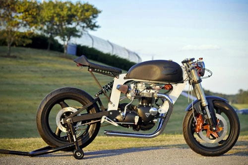  triumph bonneville phong cách cafe racer - 3