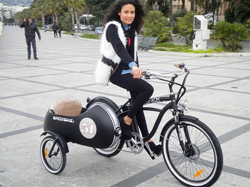  xe đạp sidecar chạy điện - 1