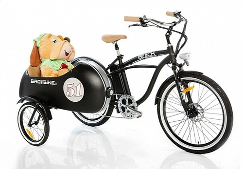  xe đạp sidecar chạy điện - 4