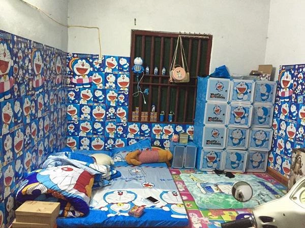 Dân mạng rần rần khoe ảnh phòng xanh lè hình doraemon gần 30 tuổi rồi vẫn phát cuồng - 4