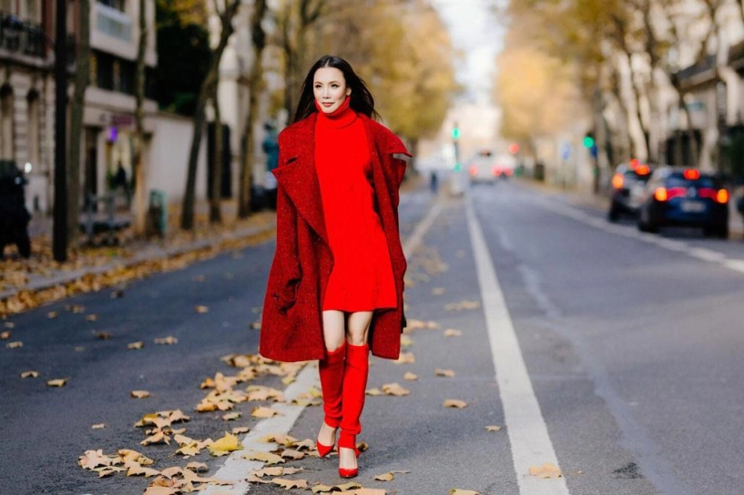 Hồ quỳnh hương khoe street style giáng sinh đẹp lung linh giữa lòng paris - 3