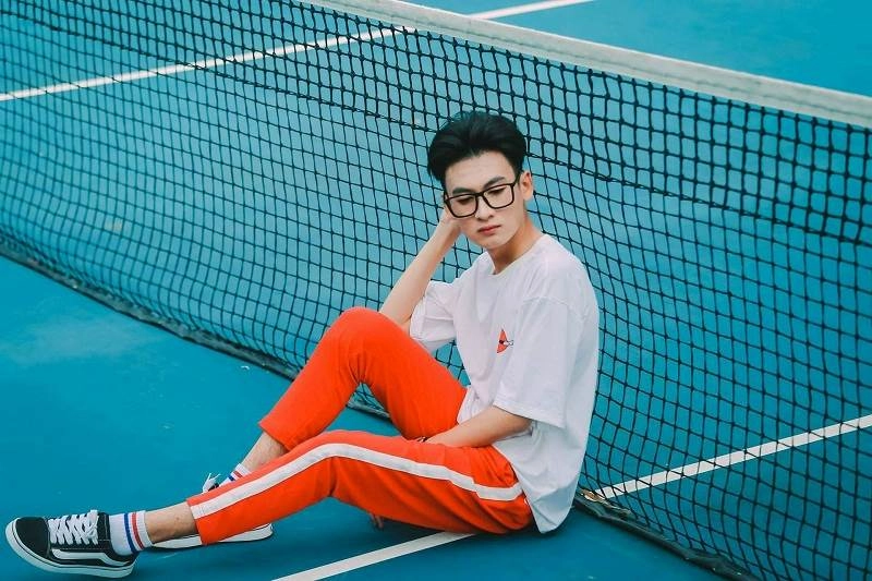 2k an giang điển trai năng động trên sân tennis - 4