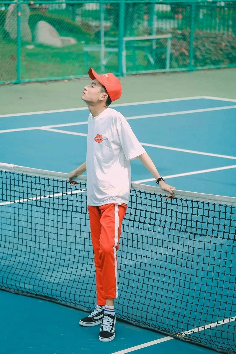 2k an giang điển trai năng động trên sân tennis - 5