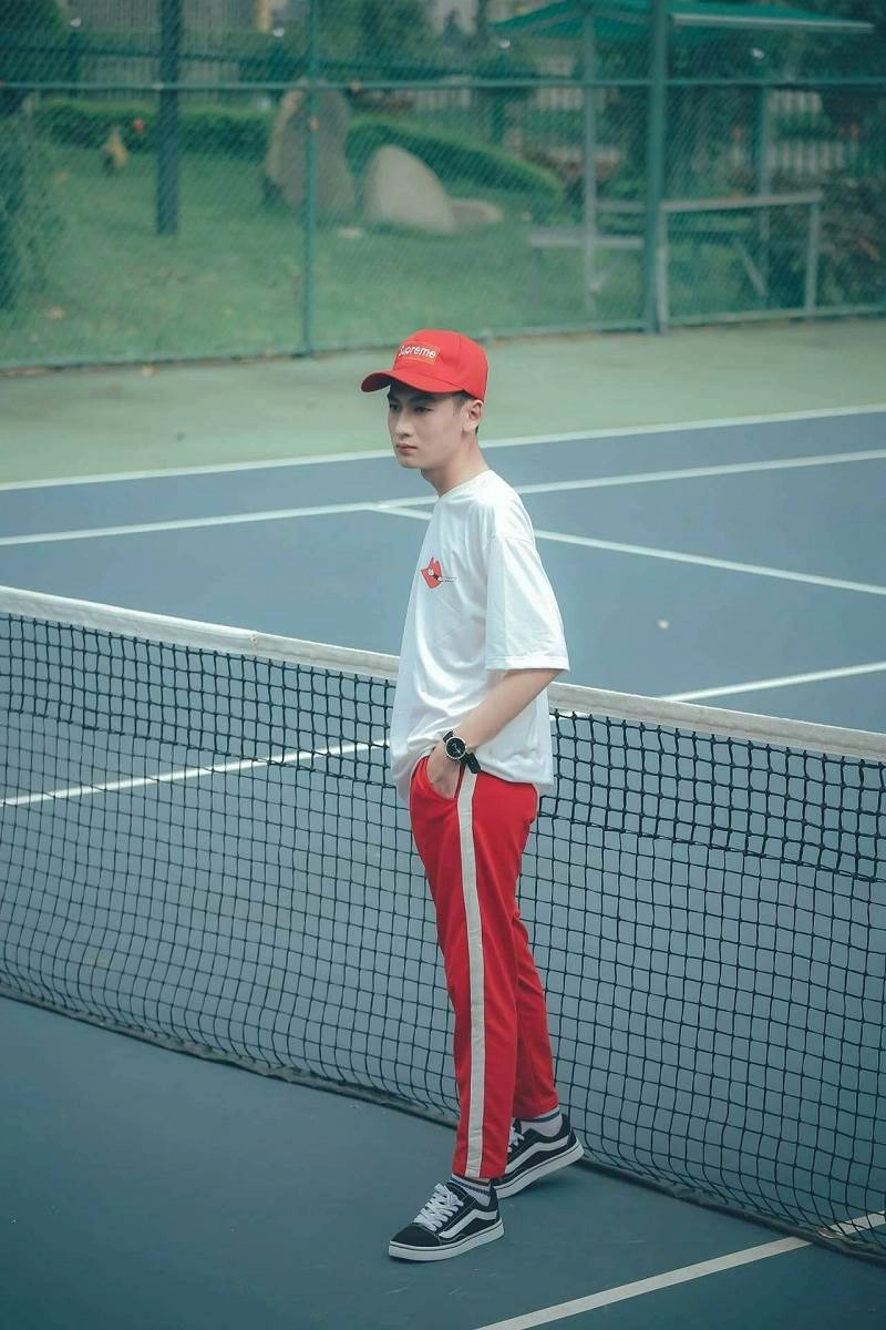 2k an giang điển trai năng động trên sân tennis - 8