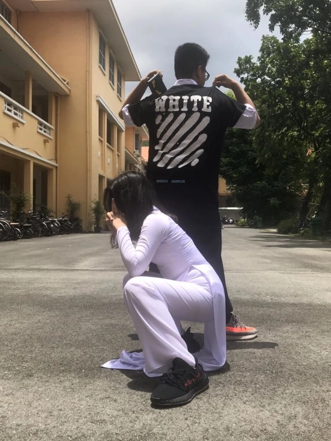 Bị ném đá vì mang sneaker khi mặc áo dài đây là cách mà hàng loạt nữ sinh phản pháo - 3