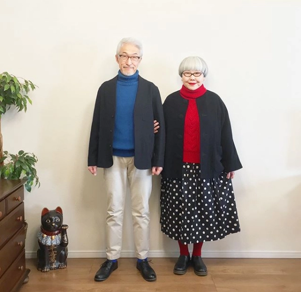 Cặp vợ chồng u70 nhật suốt 37 năm hạnh phúc và style diện đồ đôi khiến giới trẻ kinh ngạc - 5