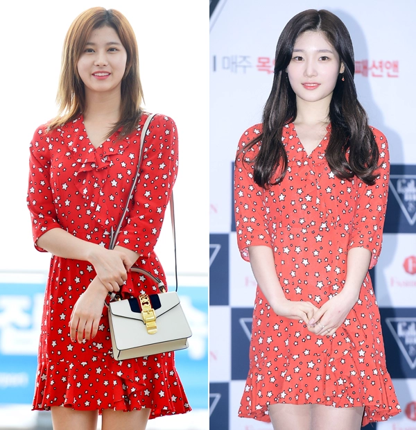 Chae yeon đụng hàng với idol hát sai tiếng anh của twice ai là người mặc đẹp hơn - 1