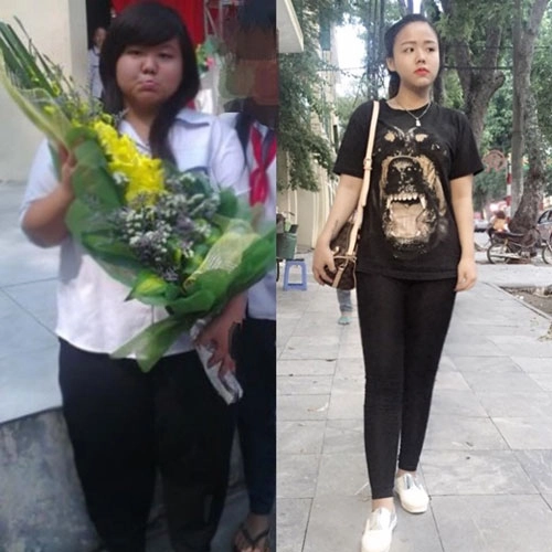 Cô gái hà thành giảm 54kg khiến dân mạng nể phục - 2