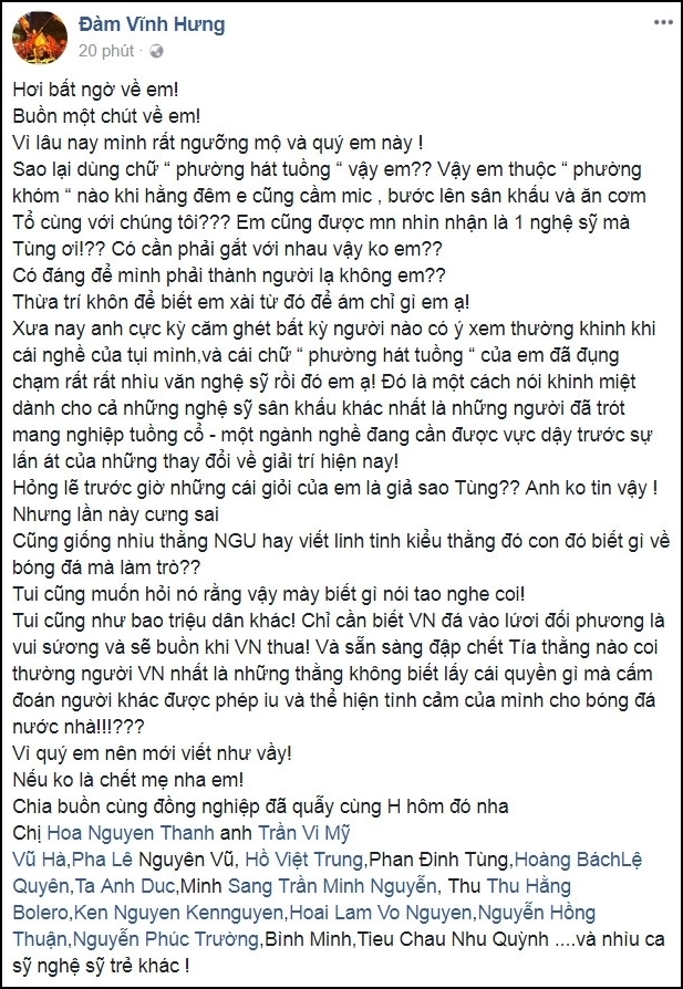 Đàm vĩnh hưng đã ăn mặc ra sao để bị tùng leo nói là phường hát tuồng và trò lố màu mè - 8