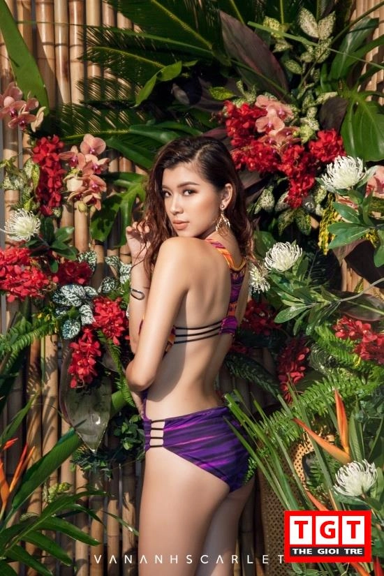 Đồng ánh quỳnh the face nóng bỏng trong mẫu bikini mới nhất của vân anh scarlet - 7