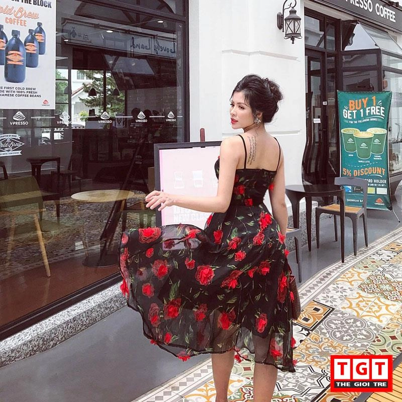 Dung nhan bà bầu xinh đẹp gây sốt trên mạng xã hội - 2