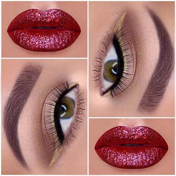 Gợi ý gam màu trang điểm khiến bạn nổi bật đêm giáng sinh - 1