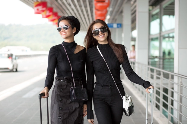 Hoa hậu hhen niê mất điểm ngay từ street style đầu tiên vì trang phục nhăn nhúm - 1