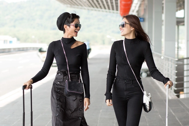 Hoa hậu hhen niê mất điểm ngay từ street style đầu tiên vì trang phục nhăn nhúm - 2
