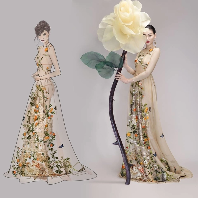 Lộ diện chiếc váy mà nhiều nữ sao việt đụng hàng nhất ai mặc đẹp hơn - 6