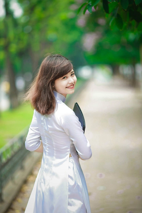 Mãn nhãn ngắm nữ sinh đẹp tựa thiên thần - 1