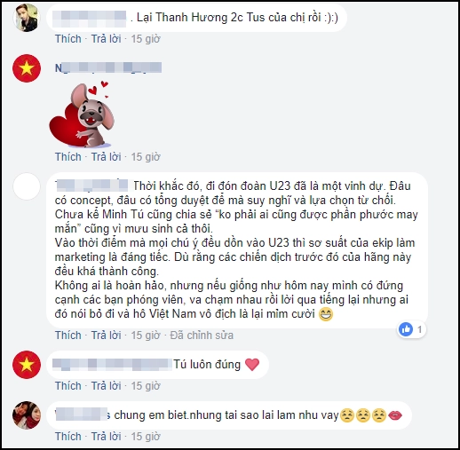 Minh tú bênh vực lại thanh hương sau vụ tấn công bằng bikini với các anh hùng quốc dân - 8