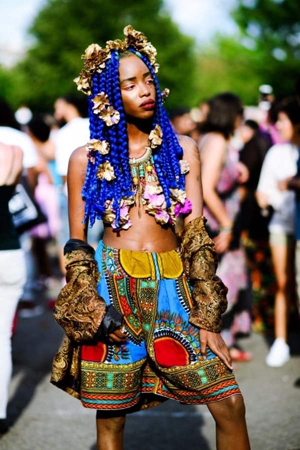 Ngỡ ngàng với những kiểu tóc hoa lá cành của hội quẩy tại đại nhạc hội afropunk 2017 - 12