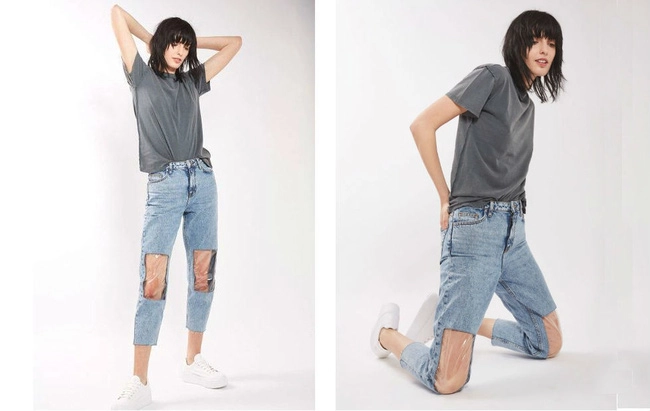 Những kiểu quần jeans kỳ lạ nhất quả đất chẳng hiểu vì sao lại hot - 3