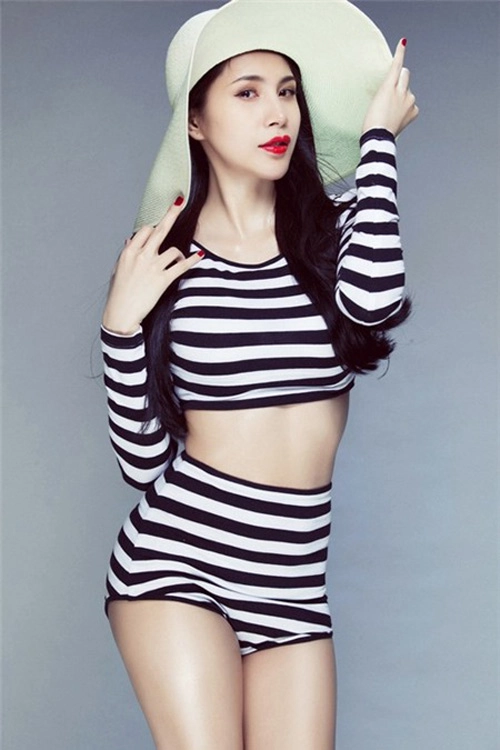 Những người đẹp chăm chỉ khoe eo thon nhất showbiz việt - 14