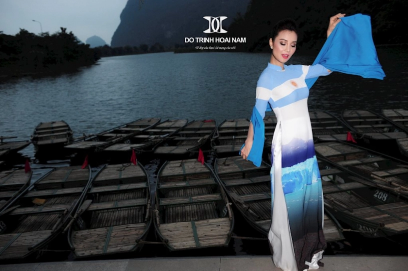 Ntk đỗ trịnh hoài nam làm nóng world cup bằng bst áo dài quốc kỳ 32 nước tham dự - 14