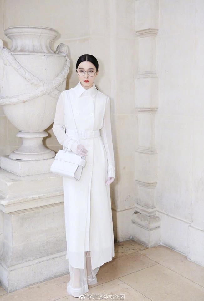 Nữ thần phạm băng băng diện đồ đôi cùng trai đẹp thượng ẩn tại paris fashion week - 3