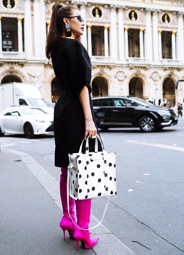 Soi street style sao việt tại paris fasion week thanh hằng kỳ duyên maya ai mặc đẹp hơn - 13