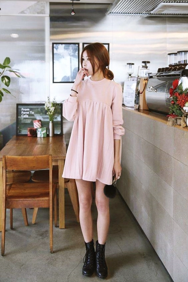 Vào mùa thu con gái muốn diện đồ thật xinh thì không thể quên màu hồng pastel - 9
