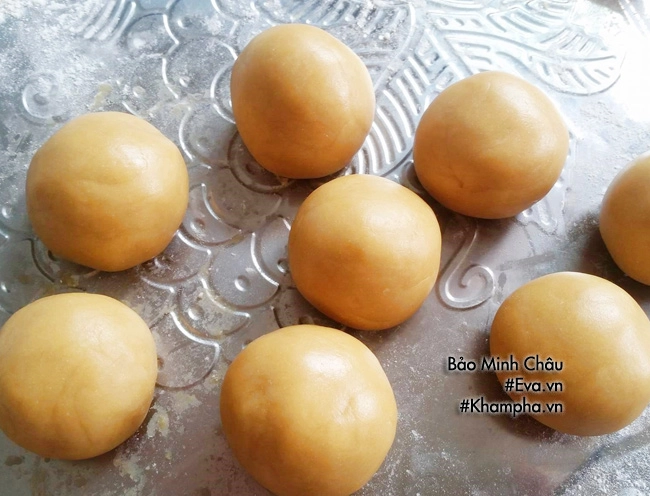 Cách làm bánh nướng nhân đậu xanh cổ truyền cúng rằm tháng 7 - 2