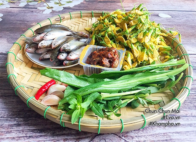 Canh chua cá linh bông điên điển dân dã mà ngon - 1