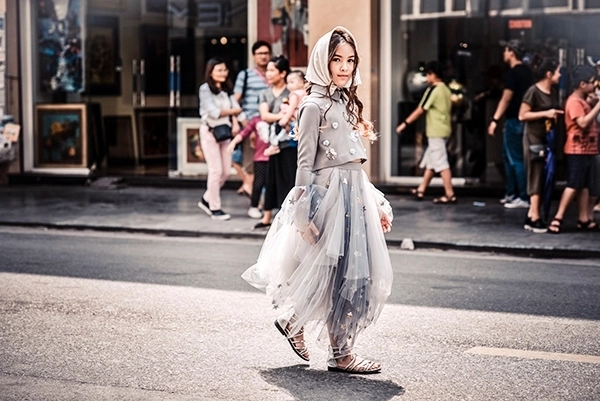 Mẫu nhí đáng yêu trong trang phục của ntk thảo nguyễn tại the best street style - 3