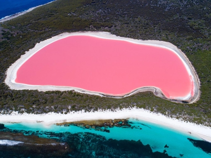 Bí ẩn hồ nước màu hồng đầy ảo diệu - 2