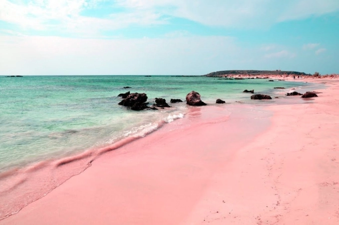 Choáng ngợp với bãi biển màu hồng như bước ra từ truyện tranh - 7